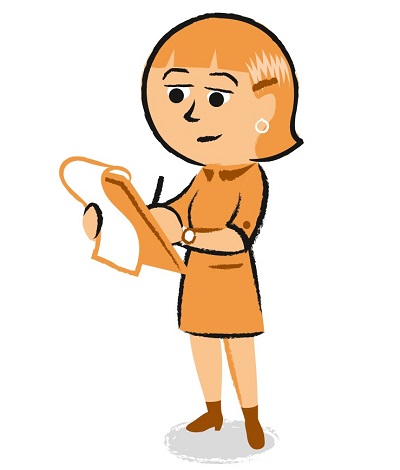 Une assistante sociale imagée